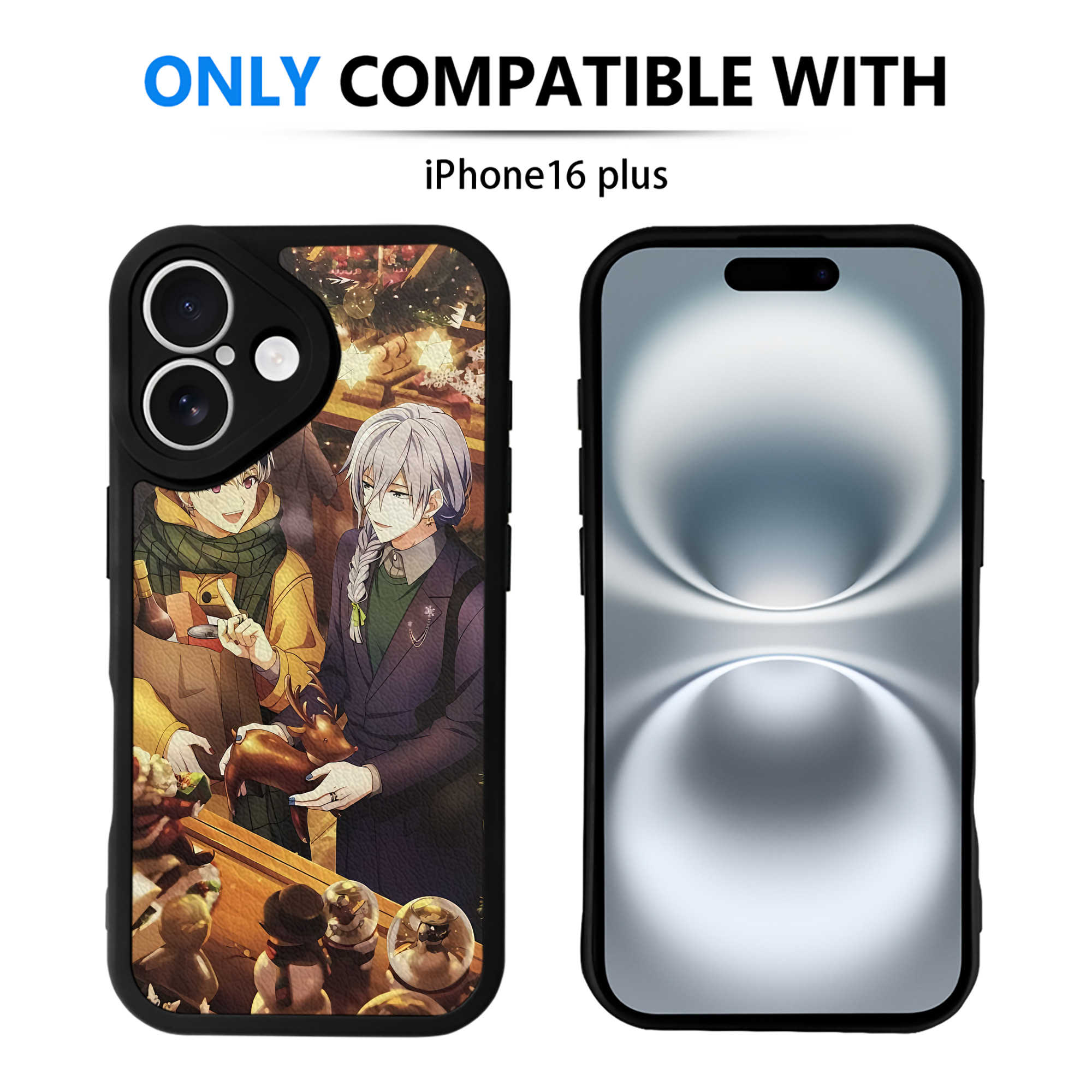 （画像用） 刀剣乱舞 Touken Ranbu 【iPhone 16シリーズ対応】シリコンスマホケース（レザー調） 材質：シリコン